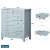 Drawer Dresser BAR CABINET side cabinet, buffet sideboard, buffet service counter, solid wood frame, plastic door panel, retro shell handle