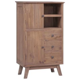 Highboard 23.6"x11.8"x39.4" Solid Teak Wood