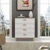 SOLID WOOD DRAWER DRESSER CABINET WITH STORAGE, Multi-Purpose Nursery, Bedroom, Dining Room Furniture