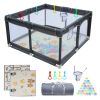 47" * 47" Baby Playard Cloth Playpen Removable Enclosures for Indoor and Outdoor Use Care for Children