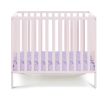 Palmer 3-in-1 Convertible Mini Crib Pastel Pink w/ Mattress Pad