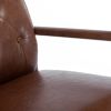 COOLMORE Rocking Chair With Ottoman, Mid-Century Modern Upholstered Fabric Rocking Armchair, Rocking Chair Nursery with Thick Padded Cushion, High Bac