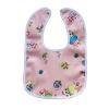Baby Cartoon Snap Waterproof Bib Super Soft Baby Bib Newborn Crystal Velvet Saliva Towel