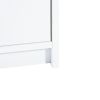 Floor Cabinet, Wooden Side Storage Organizer, 4 Drawers Free-Standing Cabinet for Nursery, Bathroom/Hallway/Living Room, White