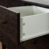 DRESSER CABINETCABINET. Real Wood, Spray paint, Retro round handle, Nursey, Bedroom color: Auburn
