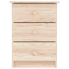 Bedside Cabinet ALTA 16.1"x13.8"x21.7" Solid Wood Pine