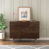 DRESSER CABINETCABINET. Real Wood, Spray paint, Retro round handle, Nursey, Bedroom color: Auburn