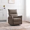 Rocking Recliner Chair,360 Degree Swivel Nursery Rocking Chair, Glider Chair, Modern Small Rocking Swivel Recliner Chair for Bedroom, Living Room