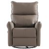 Rocking Recliner Chair,360 Degree Swivel Nursery Rocking Chair, Glider Chair, Modern Small Rocking Swivel Recliner Chair for Bedroom, Living Room