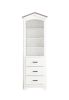 ACME Tree House Bookcase Cabinet, Pink & White Finish BD01416