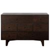 DRESSER CABINETCABINET. Real Wood, Spray paint, Retro round handle, Nursey, Bedroom color: Auburn