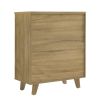 SOLID WOOD DRAWER DRESSER CABINET WITH STORAGE, Multi-Purpose Nursery, Bedroom, Dining Room Furniture