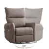 Rocking Recliner Chair,360 Degree Swivel Nursery Rocking Chair, Glider Chair, Modern Small Rocking Swivel Recliner Chair for Bedroom, Living Room