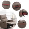 Rocking Recliner Chair,360 Degree Swivel Nursery Rocking Chair, Glider Chair, Modern Small Rocking Swivel Recliner Chair for Bedroom, Living Room