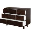 DRESSER CABINETCABINET. Real Wood, Spray paint, Retro round handle, Nursey, Bedroom color: Auburn