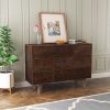 DRESSER CABINETCABINET. Real Wood, Spray paint, Retro round handle, Nursey, Bedroom color: Auburn