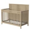 Certified Baby Safe Crib, Pine Solid Wood, Non-Toxic Finish, Hazel Wood