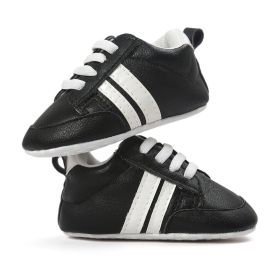 Baby Boy Girl Moccasins Shoes Infant PU Leather Non-slip Soft Newborn Sneakers (Style: 18, Size: 120)