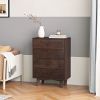 Solid Wood spray-painted drawer dresser, can be placed in the bedroom, nursery, and other places. Retro round handle.