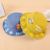 Spring and Summer Childrens hat super cute fisherman hat baby cartoon little robot sun hat