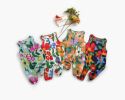 Baby Girl Floral Print Pattern Buttoned Design Sleeveless Rompers
