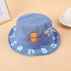 Spring and Summer Childrens hat super cute fisherman hat baby cartoon little robot sun hat