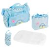 4Pcs Diaper Bag Tote Set Baby Napping Changing Bag Shoulder Mommy Bag with Diaper Changing Pad