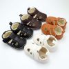 Baby Solid Color Soft Leather Toddler Shoes Sandals In Summer