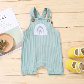 Rainbow Multicolor Overalls (Size/Age: 70cm (6-9M), Color: Light Green)
